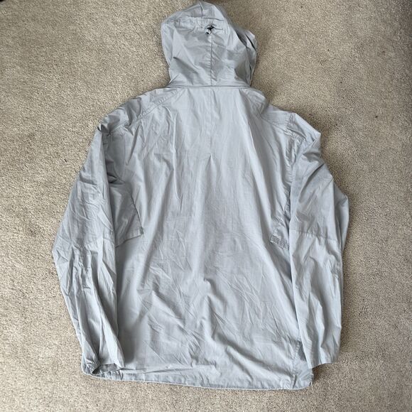 Lululemon Active Jacket Mens Medium Sea Salt Gray Lightweight Running Packable - Picture 9 of 9